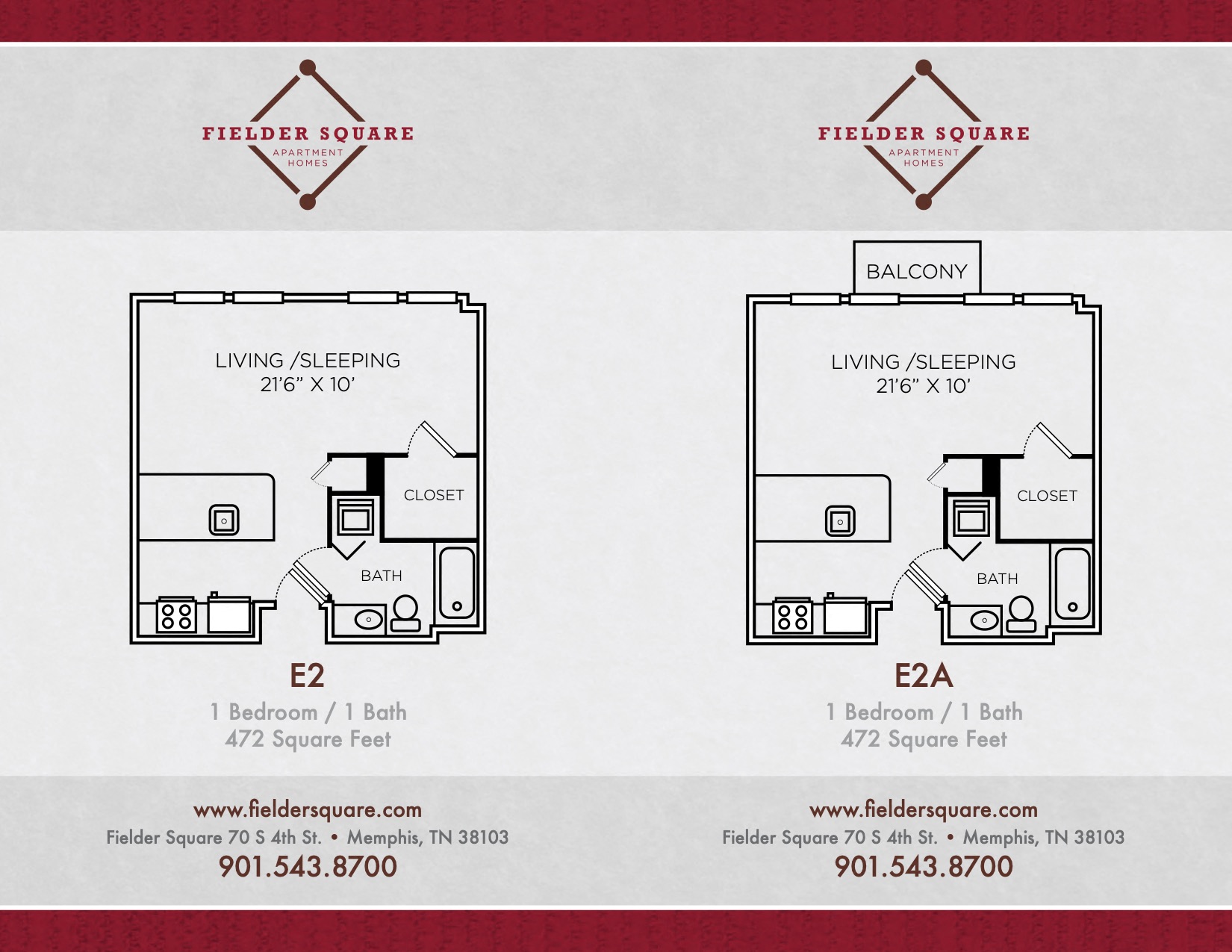 Floor plan for studio, 1 bath, 502 sqft